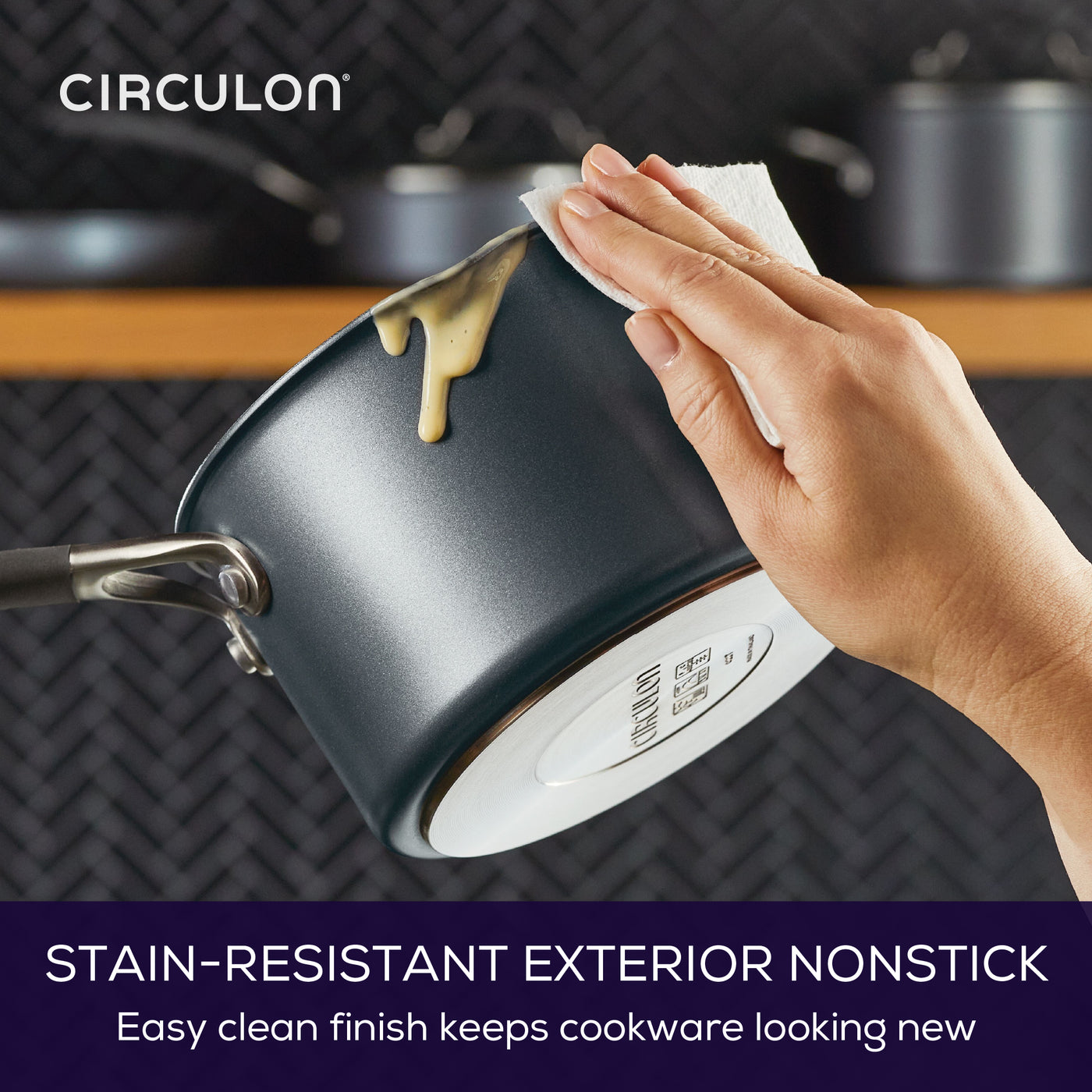 ScratchDefense Extreme Non-Stick Straining Saucepan & Lid - 2 Sizes