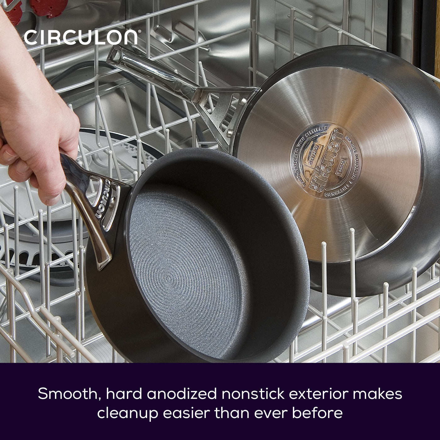 Infinite Non-Stick Induction Skillet, Milk Pan, Saucepan & Lid Set -  6 Pieces