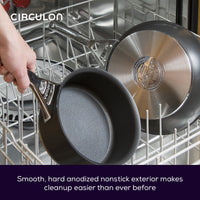 Infinite Non-Stick Induction Skillet, Milk Pan, Saucepan & Lid Set -  6 Pieces