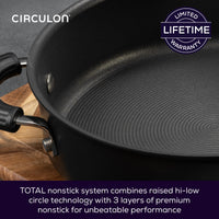 Total Non-Stick Induction Frying Pan, Wok, Saucepan & Steamer Complete Pan Set - 7 Pieces