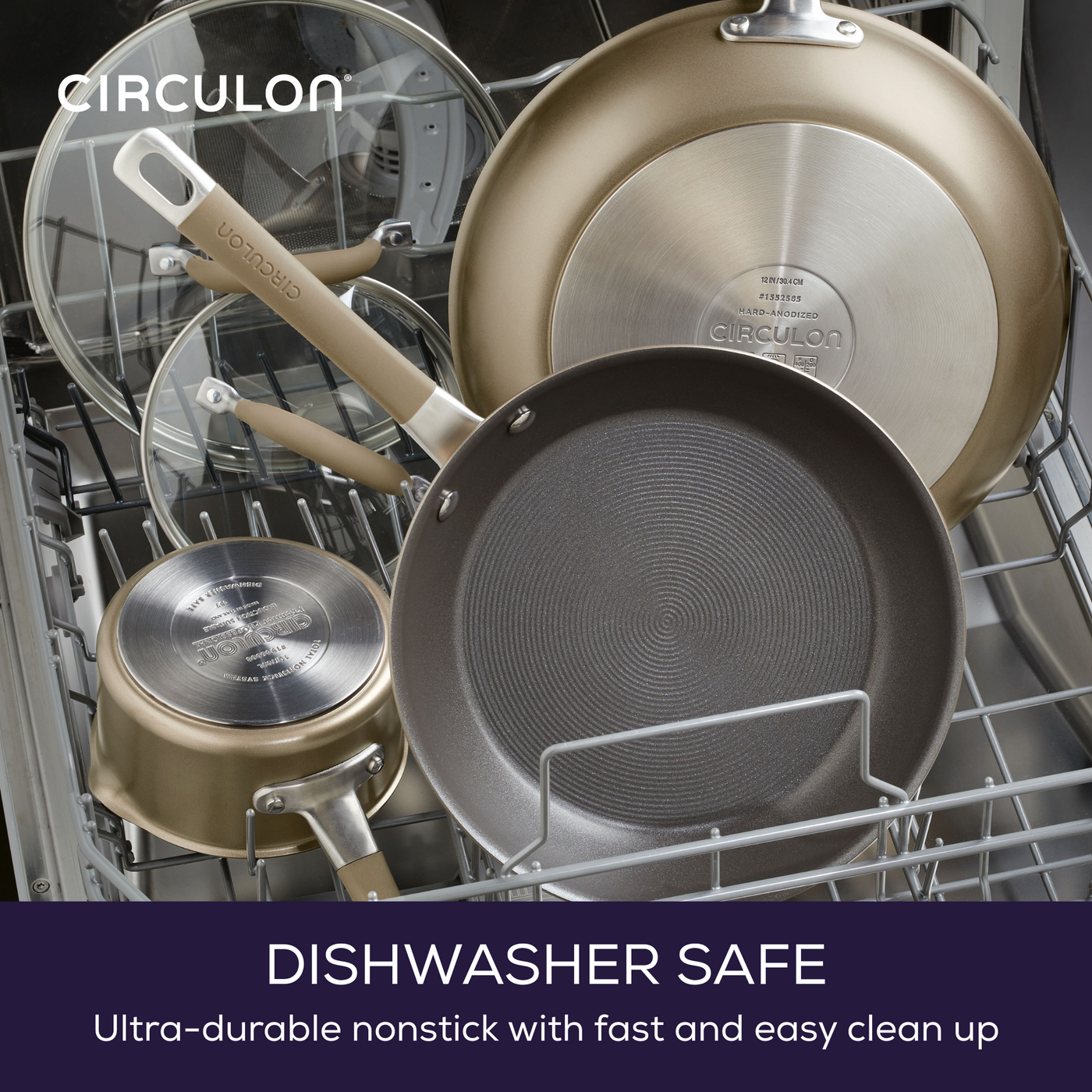 Premier Professional Non-Stick Induction Saucepan, Sauté Pan & Skillet Set - 6 Pieces